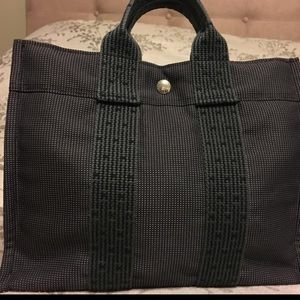 Hermes Herline Fabric Tote